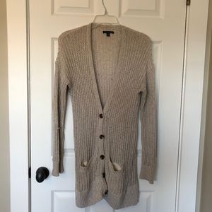 American Eagle Outfitters Oatmeal Colored Cardigan